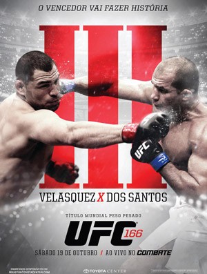 Poster UFC 166 (Foto: Divulgação)
