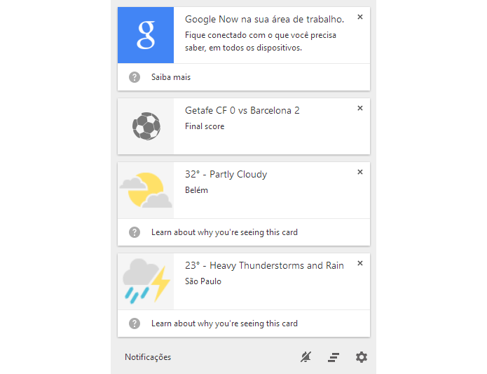 Google Now já é testado no desktop com Chrome Canary. Veja como usar (Foto: Google Now já é testado no desktop com Chrome Canary. Veja como usar) Google Now já é testado no desktop com Chrome Canary. Veja como usar (Foto: Google Now já é testado no desktop com Chrome Canary. Veja como usar)