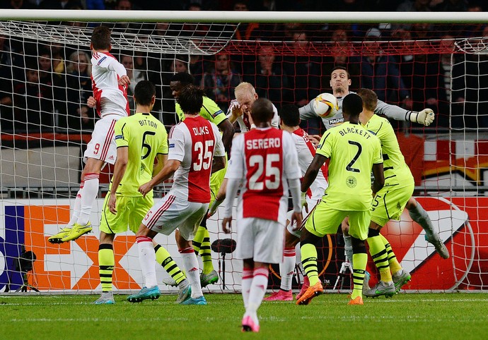 Gol Lasse Schone  - Ajax x Celtic (Foto: Reuters)