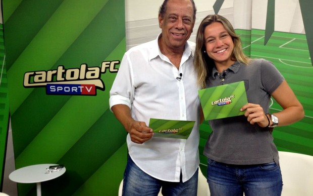 Carlos Alberto Torres e Fernanda Gil dão dicas para o Cartola#30 (Foto: Christiane Mussi)