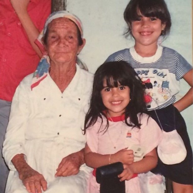 Wanessa e Camila Camargo ainda crianças em foto postada por Zilu (Foto: Reprodução/Instagram)