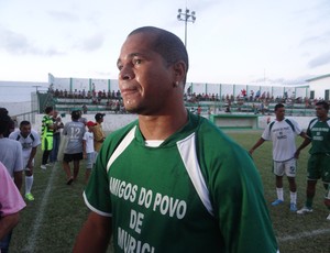 Aloísio Chulapa participou do jogo das estrelas, em Murici (Foto: Leonardo Freire/Globoesporte.com)