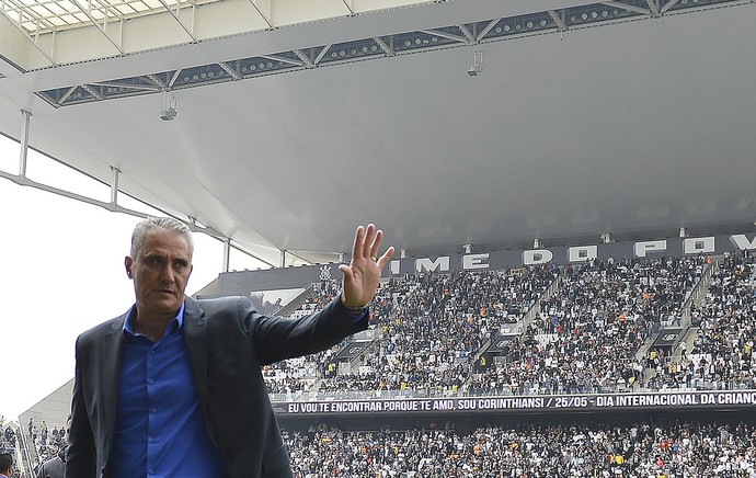 Tite Corinthians X Ponte Preta (Foto: Mauro Horita) Tite Corinthians X Ponte Preta (Foto: Mauro Horita)