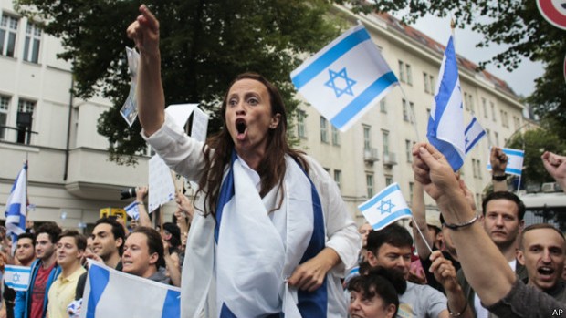 Protestos em Berlim mostram divisão de alemães entre Israel e palestinos