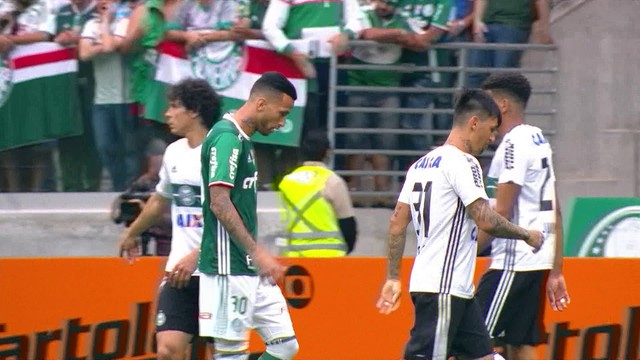  Gol Leandro Pereira, Palmeiras 2 x 0 Coritiba - Série A 24/09/2016
