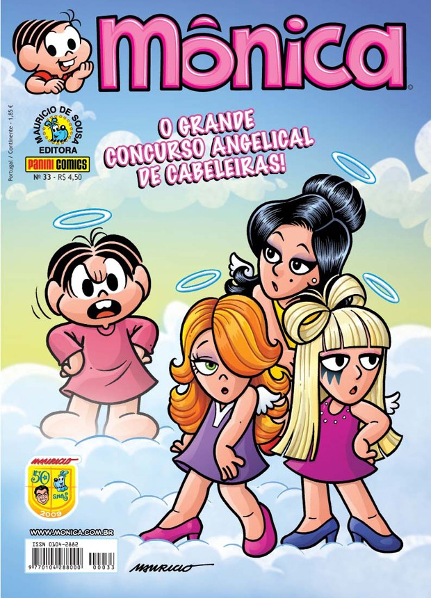 Amy Winehouse, Madonna e Lady Gaga inspiraram esta capa da Turma da Mônica (Foto: Reprodução)