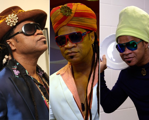 Carlinhos Brown conta como combina seus óculos escuros (Foto: The Voice Brasil/TV Globo)