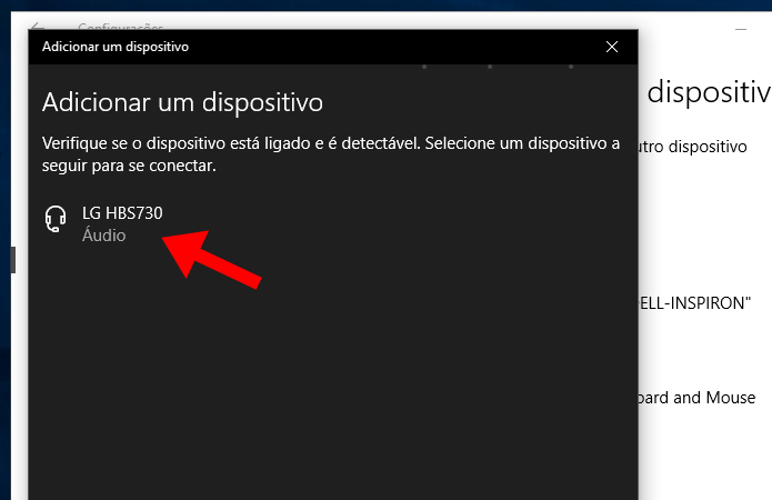 Conecte-se ao fone de ouvido (Foto: Reprodução/Paulo Alves)