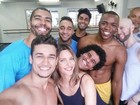 Fernanda Lima dá início ao ensaio das coreografias de 'Amor e Sexo'