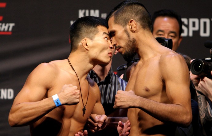 Mike de la Torre x Yui Chul Nam Pesagem UFC Seul (Foto: Getty Images)