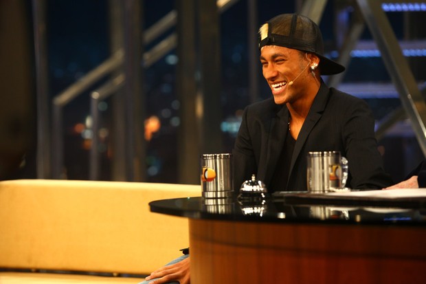 Neymar no programa do Jô (Foto: Iwi Onodero / EGO) Neymar no programa do Jô (Foto: Iwi Onodero / EGO)