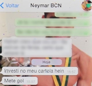 Neymar escala Alan Kardec no Cartola FC e cobra: 