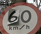 Papel faz limite 'voltar' a 60 km/h em São Paulo (Reprodução/TV Globo)