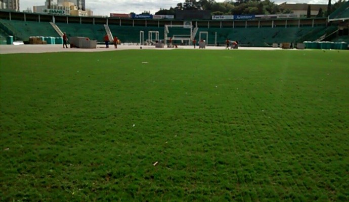 Gramado do Brinco de Ouro após festival em Campinas (Foto: Divulgação)