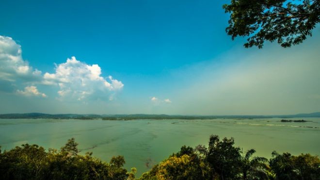 Vista do rio Tapajós; governo planeja usina em uma das regiões mais preservadas da Amazônia  (Foto: Greenpeace Fabio Nascimento)
