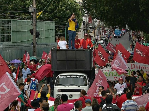 cut, manifestações, protestos, Amazonas, Manaus, pró-dilma