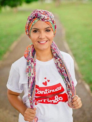 Luciana Calazans, de 22 anos, posa no Parque Jequitibás, em Sobradinho (Foto: Luciana Calazans/Arquivo Pessoal)