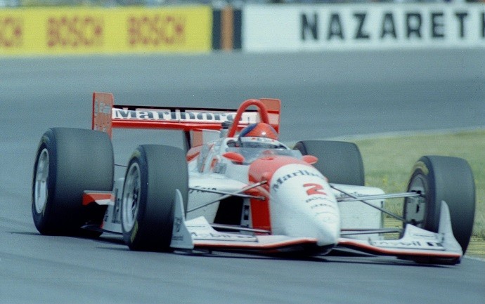 Emerson Fittipaldi no GP de Nazareth de 1995 (Foto: Getty Images)