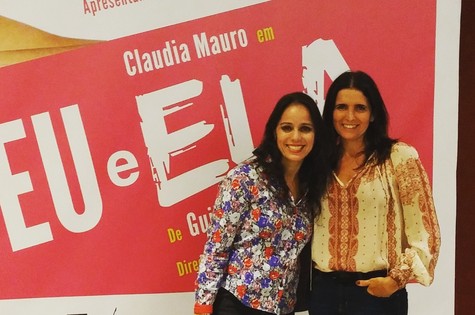 Claudia Mauro e Malu Mader (Foto: Arquivo pessoal)