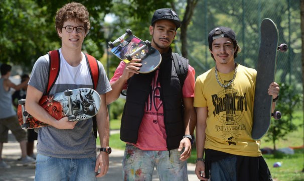 Os jovens que moram no lar de adoção de (Foto: TV Globo/Zé Paulo Cardeal)