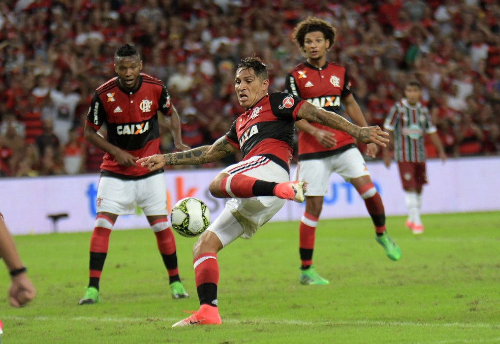 Guerrero Flamengo x Fluminense (Foto: Alexandre Durão)
