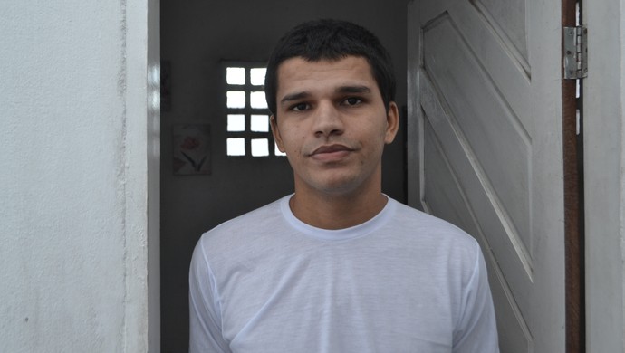 Thiago Potiguar - zagueiro - preso (Foto: Jocaff Souza/GloboEsporte.com)