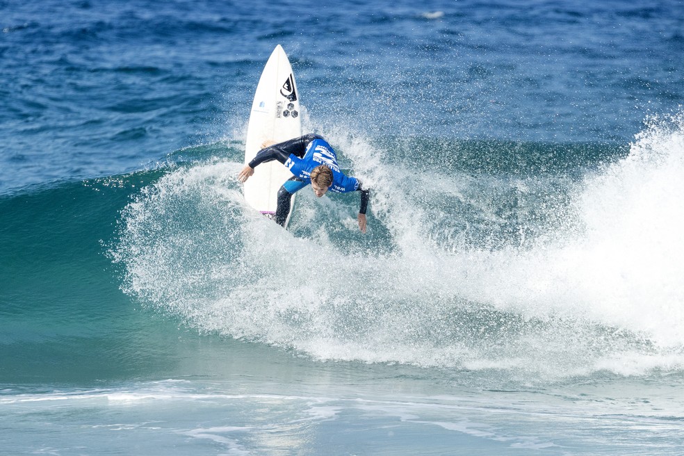 Jessé Mendes garantiu a vaga na elite no QS da África do Sul (Foto: Kelly Cestari/WSL)