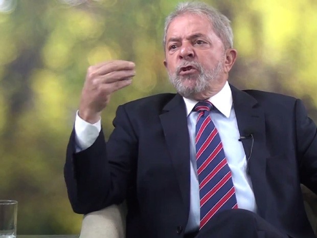 O ex-presidente Luiz Inácio Lula da Silva, em depoimento à Comissão da Verdade (Foto: Reprodução/Comissão Nacional da Verdade)
