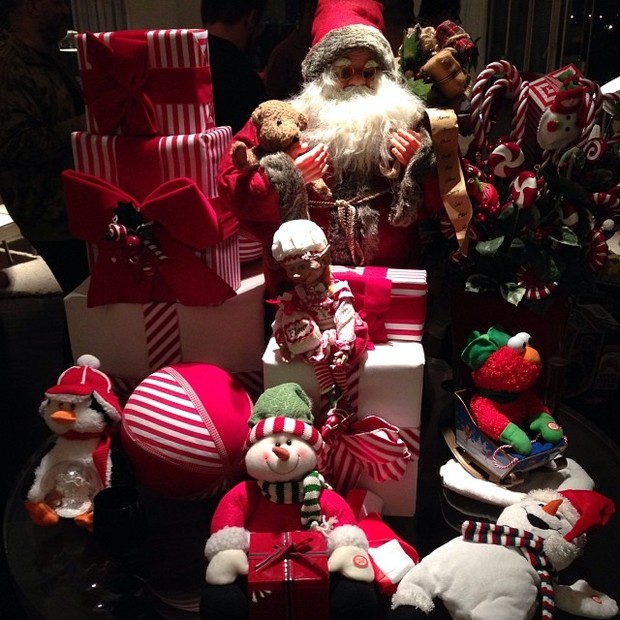 Decoração natalina de Adriane Galisteu (Foto: Instagram)