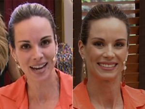 Antes e depois Ana Furtado (Foto: TV Globo)