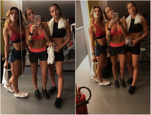 Mariana Goldfarb, Gabriela Pugliesi e Marcella Minelli (Foto: Reprodução/Snapchat)
