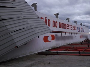 Ventania em Campina Grande (Foto: Danilo Farias/Ascom campinense)
