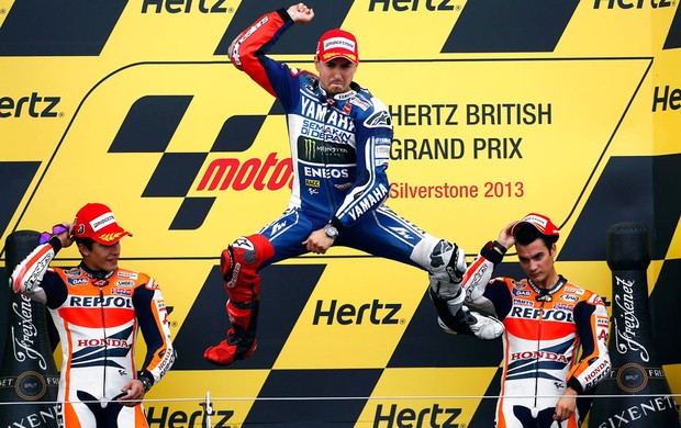 Jorge Lorenzo moto gp Silverstone (Foto: Agência Reuters)