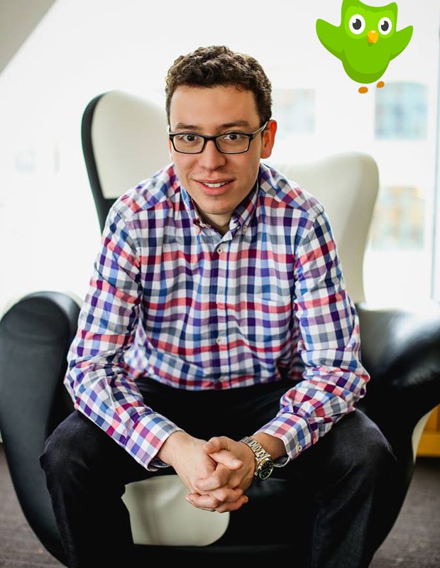 Luis von Ahn, criador do Duolingo e do Recaptcha: "A educação terá de se assemelhar a um jogo" (Foto: Reprodução) (Foto: Reprodução)