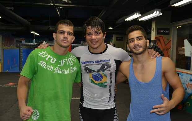 Erick Silva, Bruno e Gabriel (Foto: Ivan Raupp)