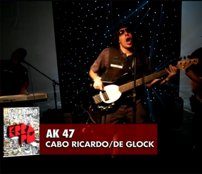 Clipe da banda 'Erra PM' do "Tá no Ar' (Foto: TV Globo)