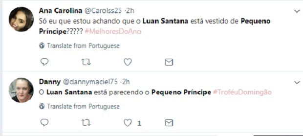 Luan Santana é comparado ao 'Pequeno Príncipe' (Foto: Reprodução/Instagram)