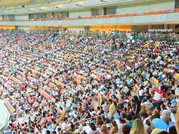 Evento reuniu cerca de 20 mil pessoas (Foto: Suelen Gonçalves/G1 AM)