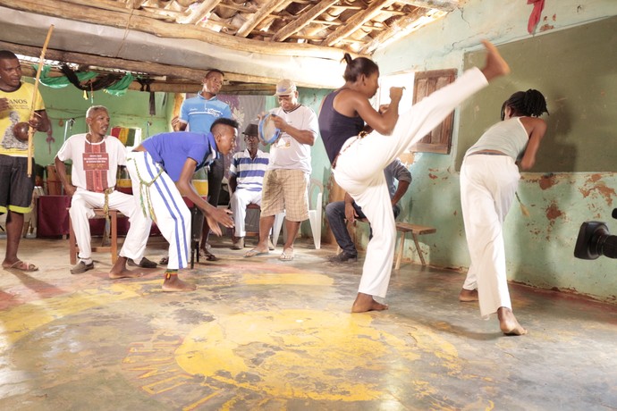 Comunidade quilombola Rio das Rãs preserva manifestações culturais afro-brasileiras (Foto: TV Bahia) Comunidade quilombola Rio das Rãs preserva manifestações culturais afro-brasileiras (Foto: TV Bahia)