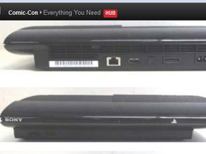 Site 'IGN' mostra supostas imagens do novo modelo do PS3 (Foto: Reprodução)