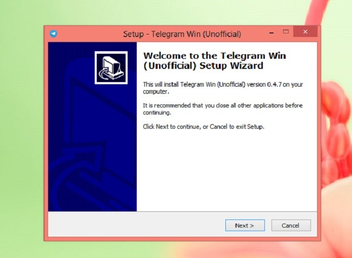 Faça a instalação do Telegram for Desktop (Reprodução/Taysa Coelho)