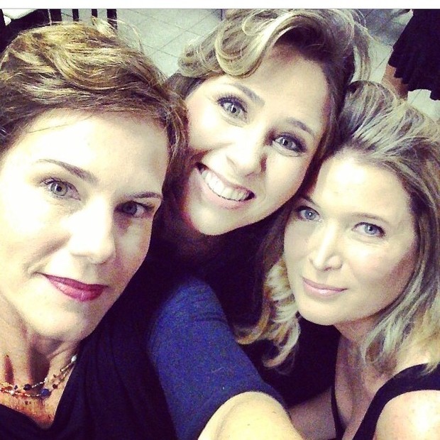 Andreia Veiga com Andrea Sorvetão e Louise (Foto: Reprodução/Instagram)