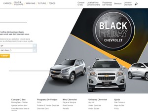 Chevrolet terá ofertas na Black Friday (Foto: Reprodução)