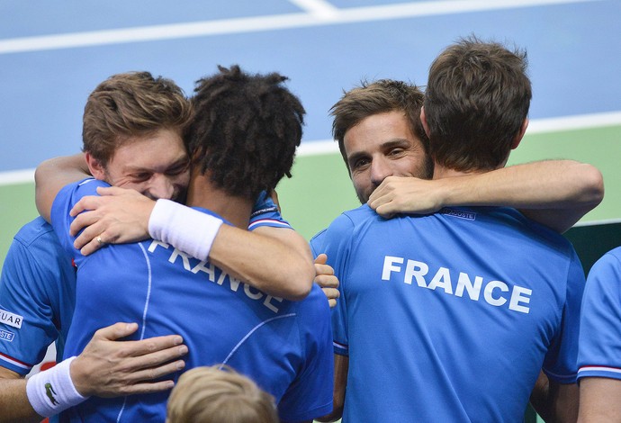  França X Alemanha, Julien Benneteau e Nicolas Mahut (Foto: EFE)