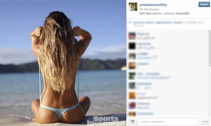 surfe Anastasia Ashley ensaio Sports Illustrated (Foto: Reprodução/Instagram)