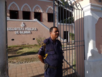 Guarda municipal de Olinda (Foto: Luna Markman / G1 PE)