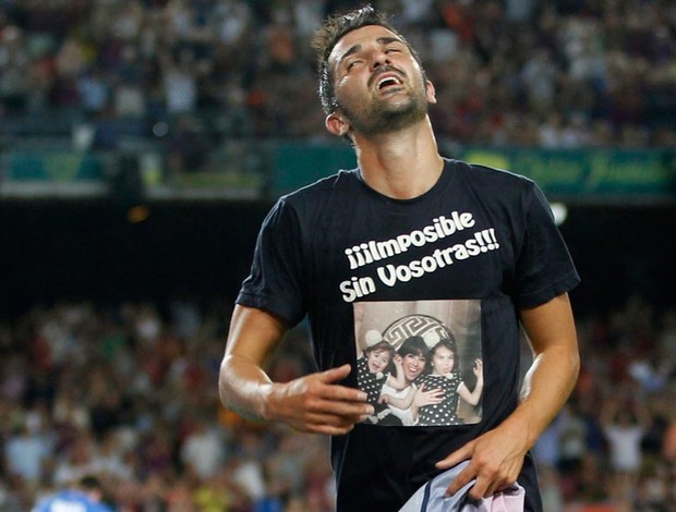 David villa barcelona gol real sociedad (Foto: Agência Reuters)