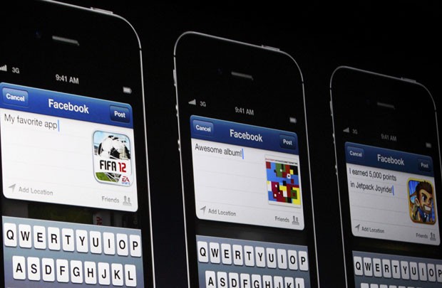 Donos do iPhone poderão publicar se gostam de determinado aplicativo diretamente no Facebook (Foto: Reuters)