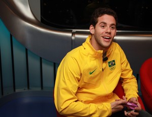 Thiago Pereira, no programa Conexão SporTV (Foto: Thiago Lavinas/SporTV.com)