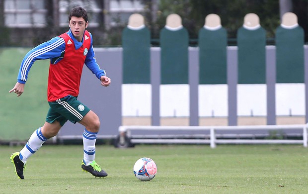Felipe Menezes treino Palmeiras (Foto: Leandro Martins / Agencia estado)